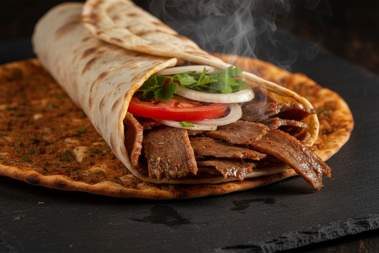 11- Lahmacun Spezial gerollt