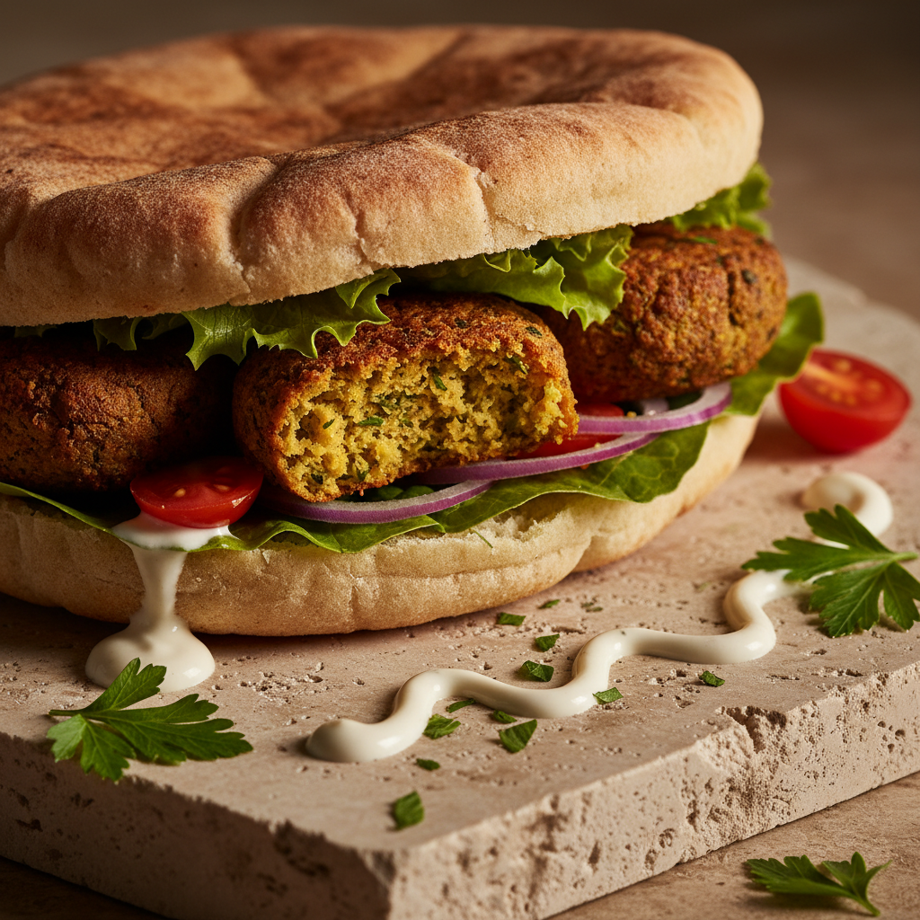 13- Falafel im Fladenbrot